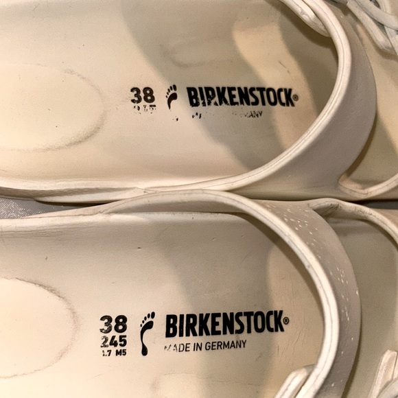 EUC Birkenstock Arizona EVA in White EU38/US 7.5 - Picture 5 of 8